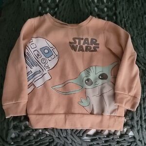 Star Wars Kids Sweatshirt - 5T, Tan with Grogu & R2-D2, Disney